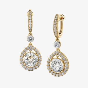 Pearl & Gold Drop Earrings