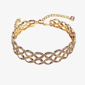 Sculpted Link Gold Bracelet